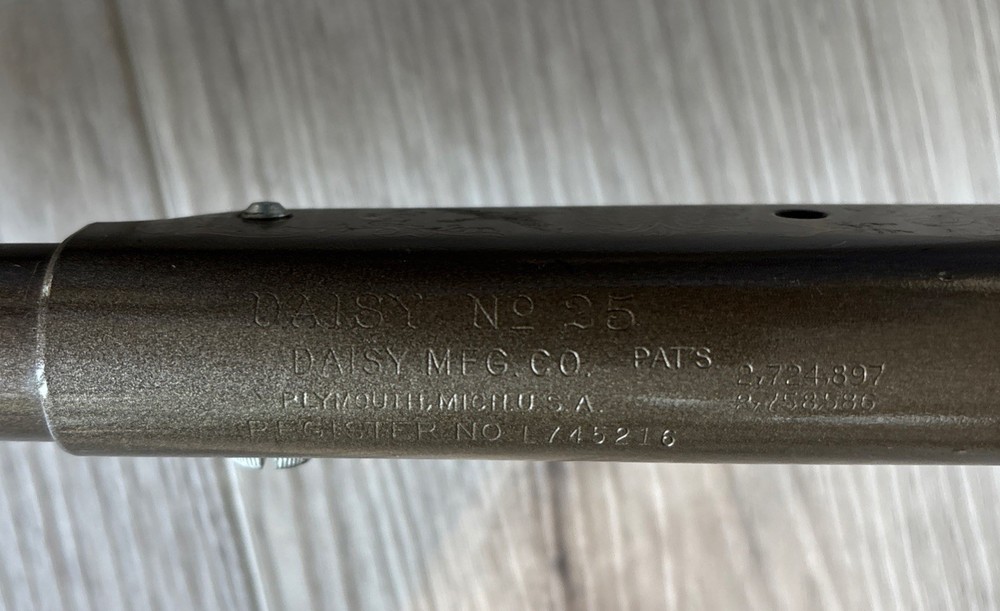 EXTREMELY RARE DAISY - MODEL 25 - MARKED SALVAGE BB GUN … Wow