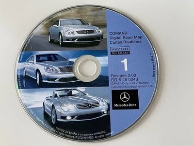 2000-2005 MERCEDES C CLK SL E G CL CLASS NAVIGATION CD 2010 VERSION OEM🟠