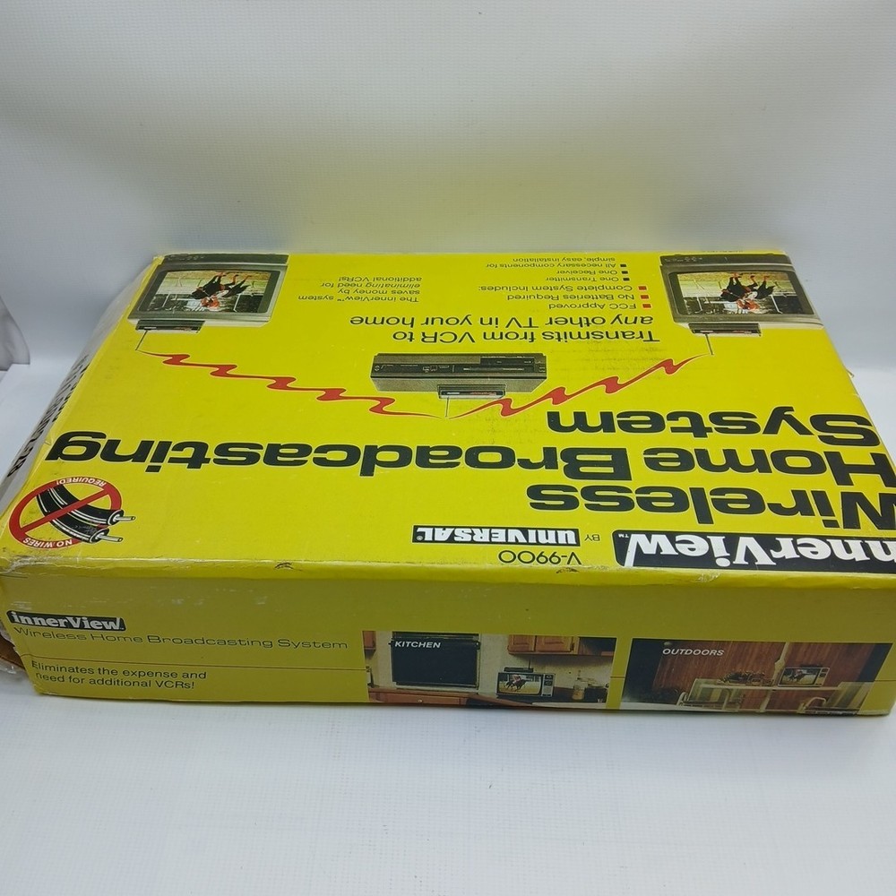 InnerView Universal Wireless VCR Home Broadcasting System V-9900 Vintage EUC!!