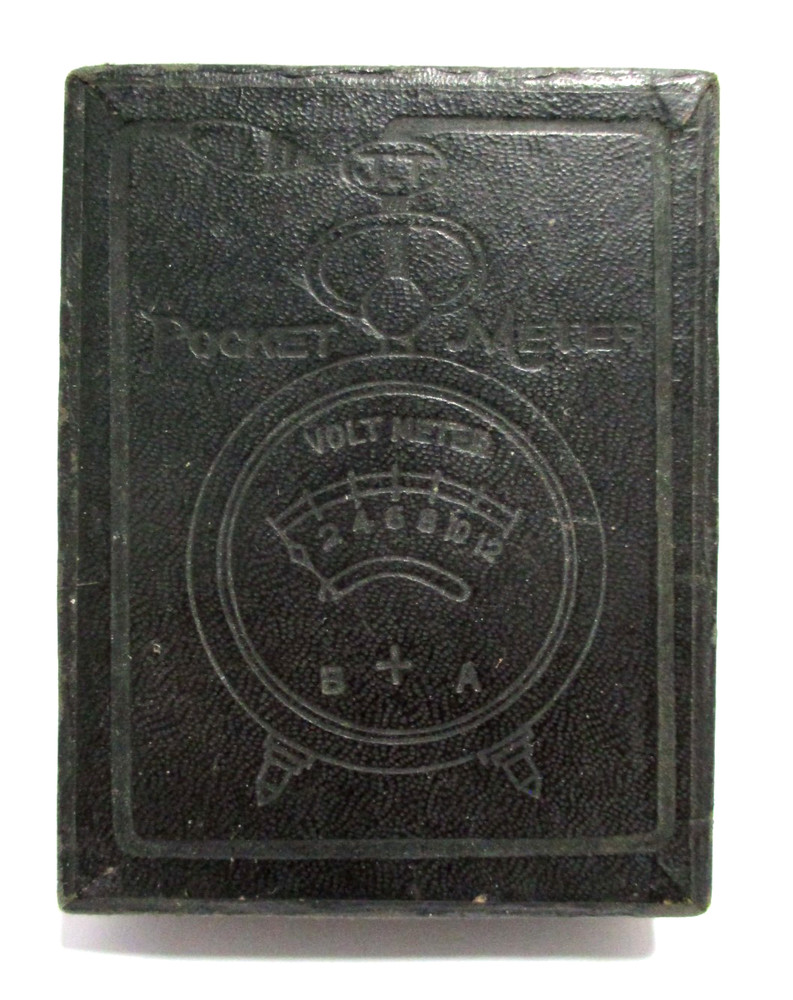 Vintage Pocket Meter Volt Meter Empty Box