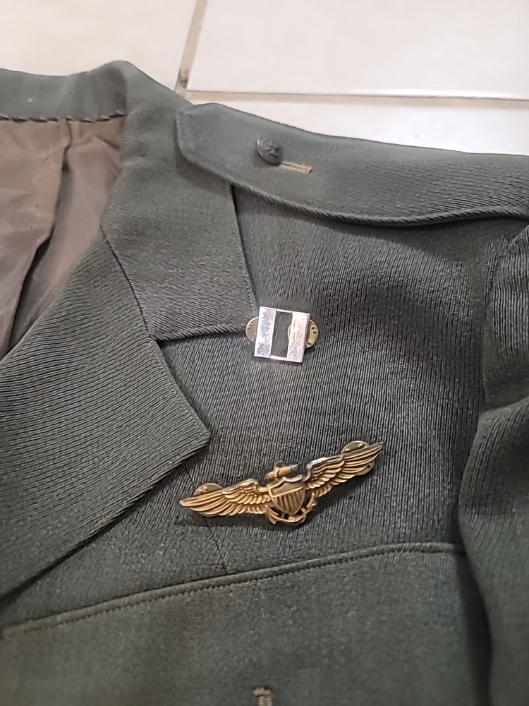 WW2 Original USN Fighter Pilots Green Commander’s Uniform