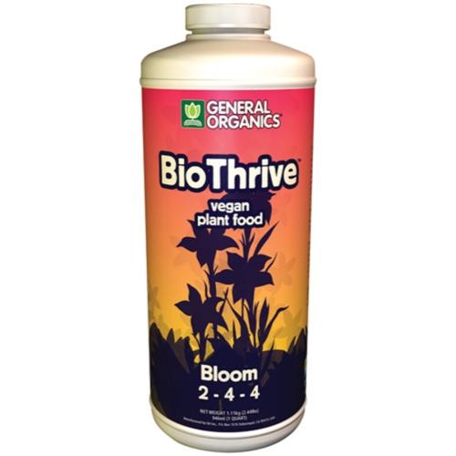 General Hydroponics General Organics BioThrive Bloom, Quart