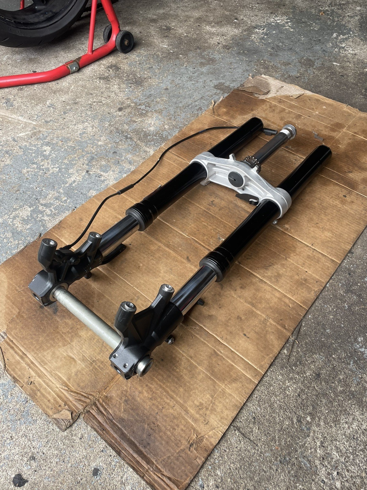 2023 19 - 25 KAWASAKI NINJA ZX636 ZX6R FRONT RIGHT LEFT SIDE FORKS TUBE LEGS OEM