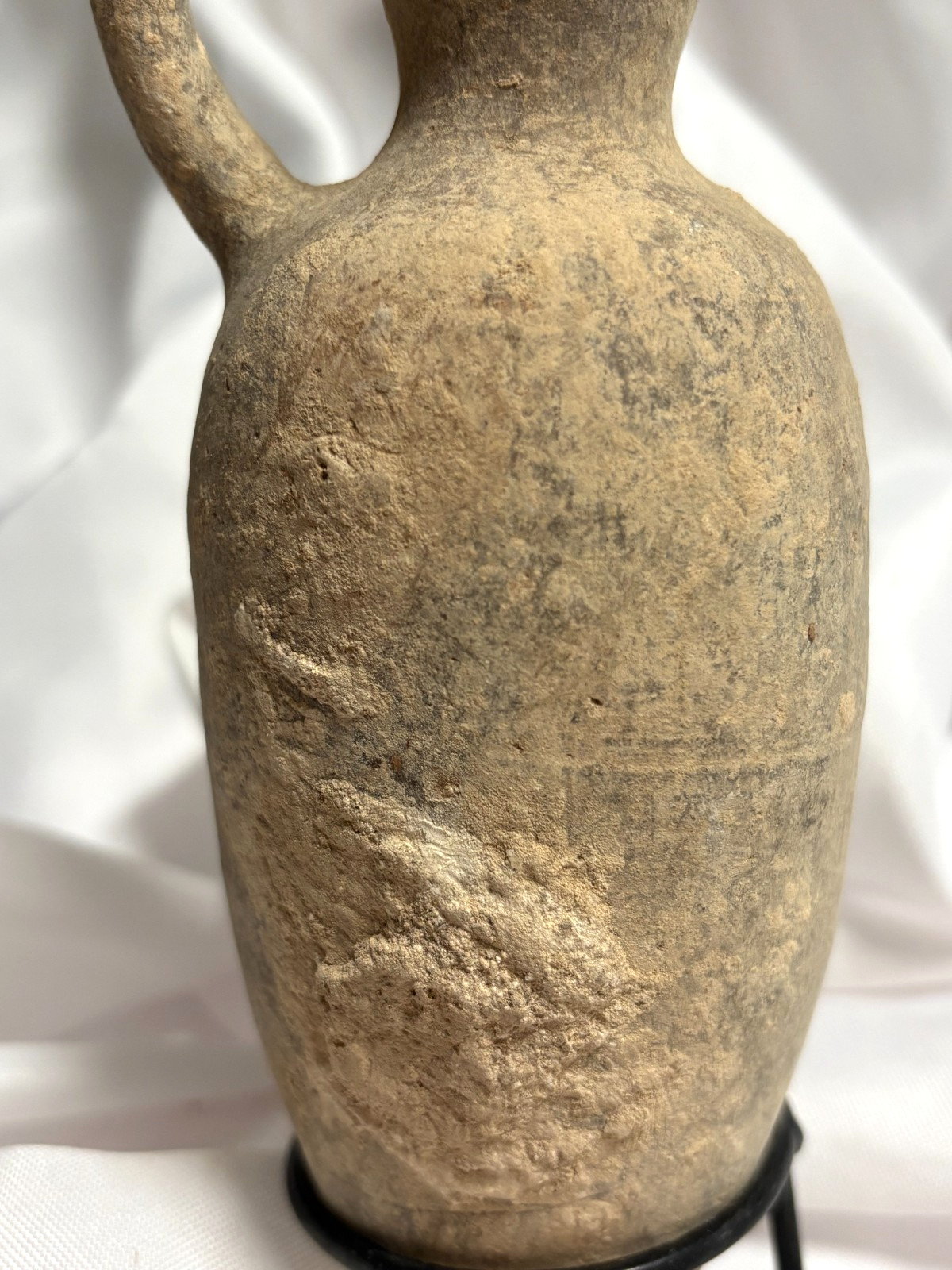 Ancient Holy Land Iron Age I Oil Jar 1200–1000 BC Biblical Vessel 17×7 cm