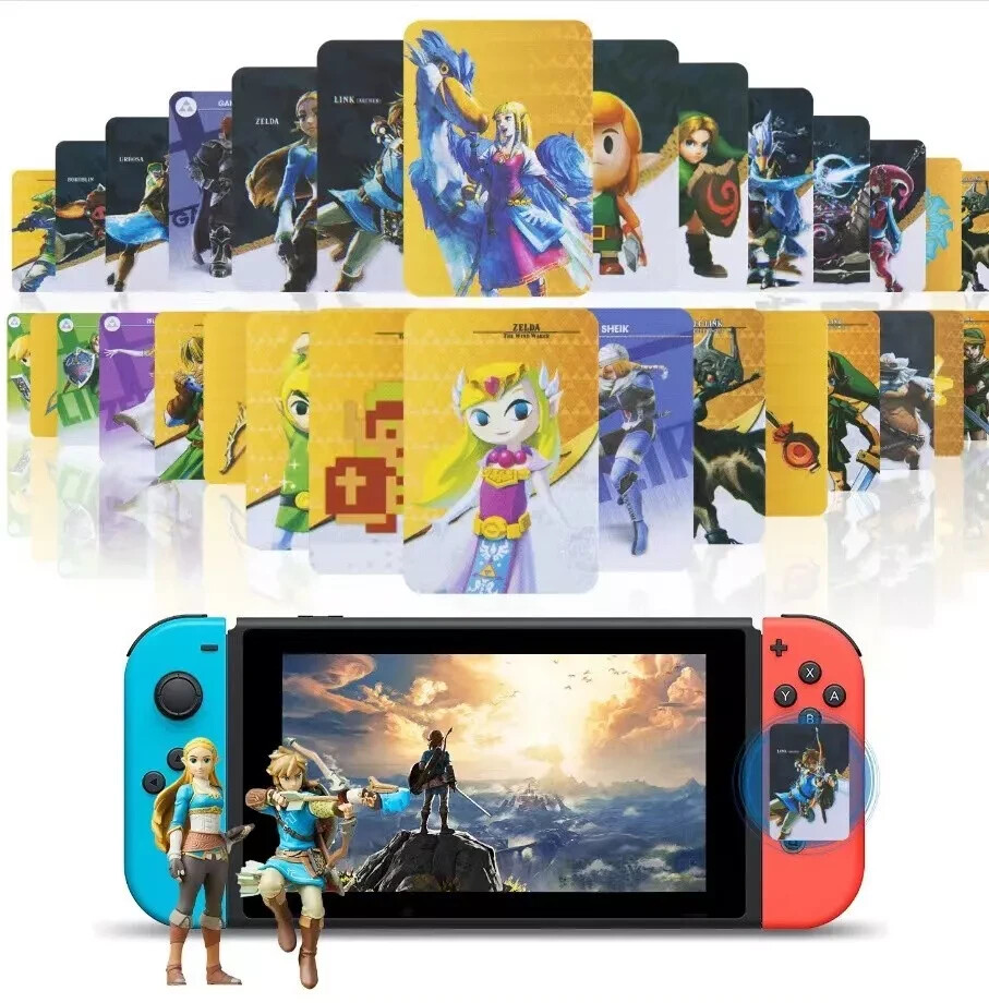 48pcs/set BOTW TOTK Zelda Tears of the Kingdom Mini NFC Cards for Switch 2 Wii U