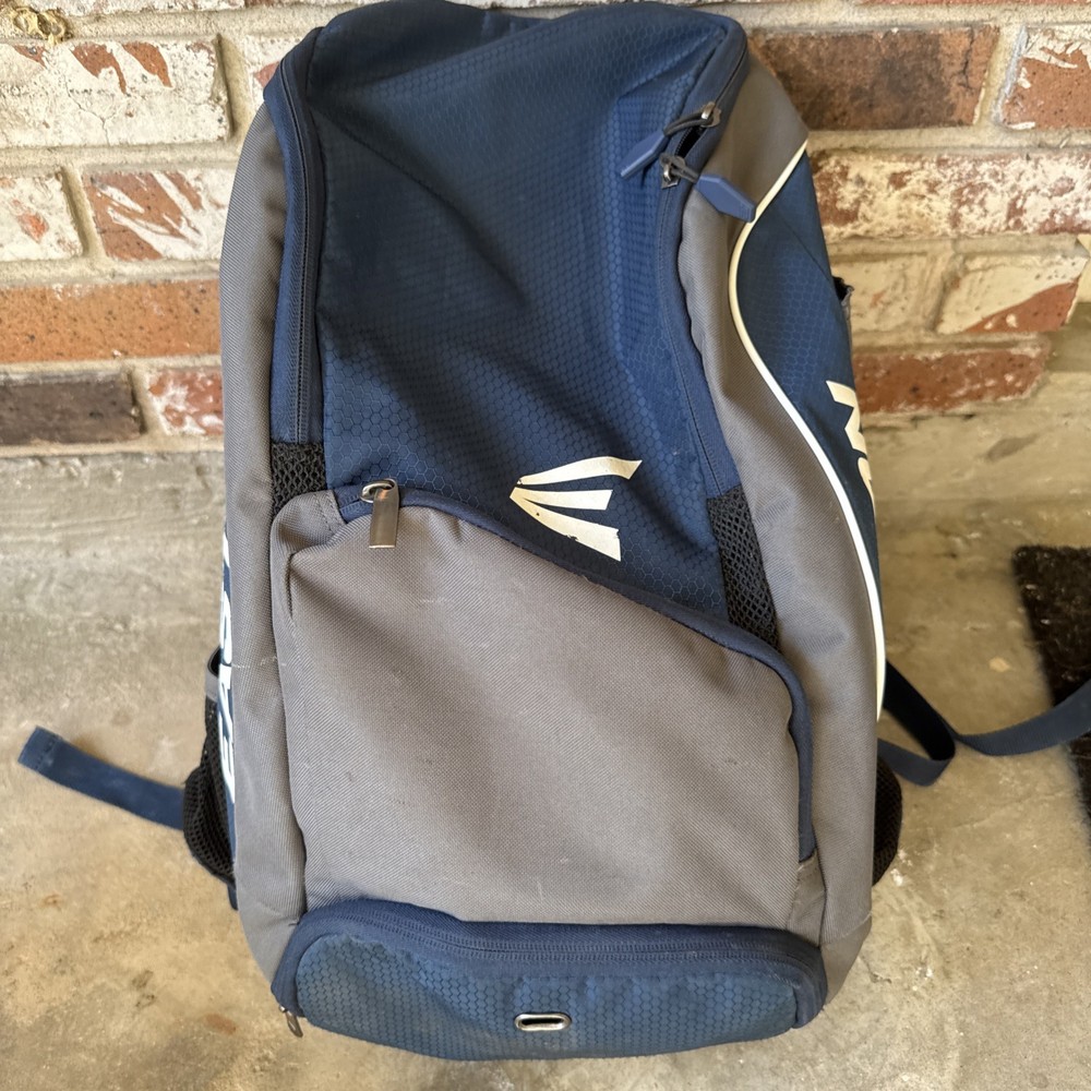 Used Easton Game Ready Blue Baseball Backpack