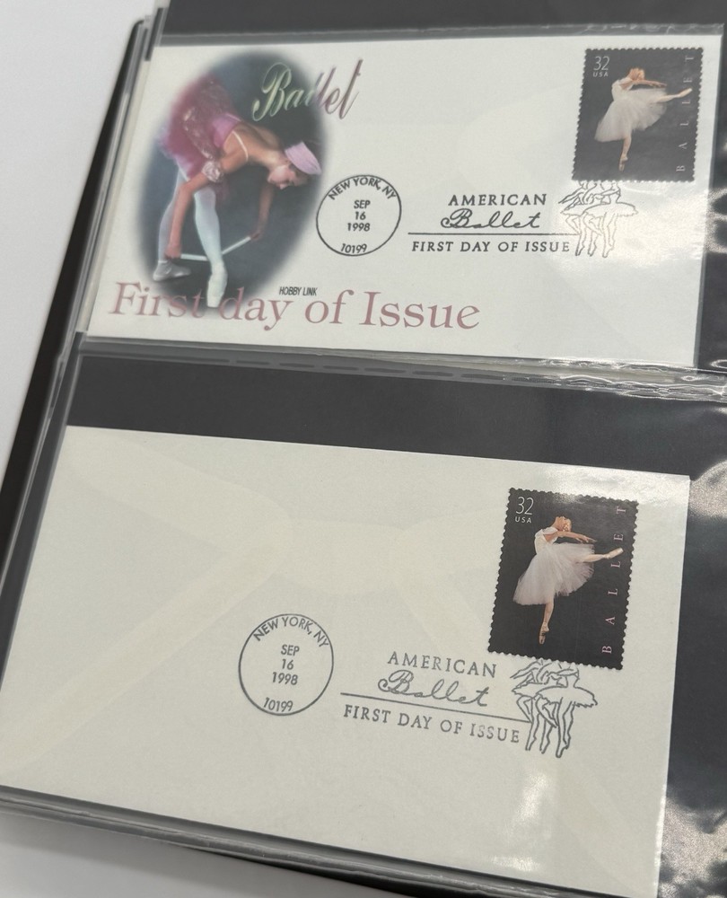 Commemorative First Day Issue Envelope/Postcard Collection Book ￼