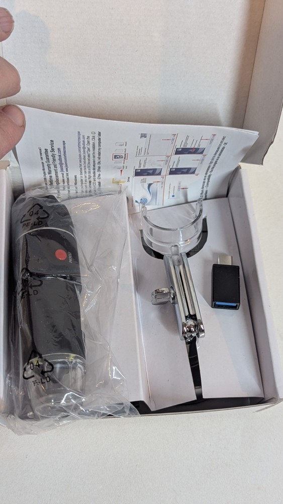 Juision Digital Microscope with Stand Great for Computer Tablet or Phone Small