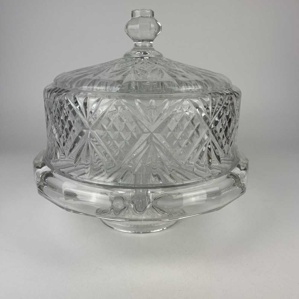 Crystal Cake and Cheese Party Stand/Dome