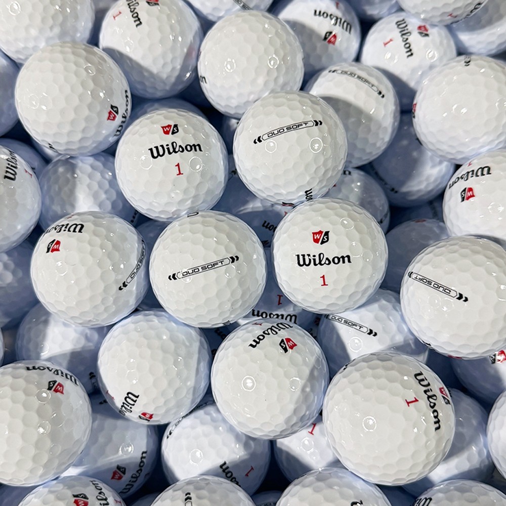 NEW Wilson Staff DUO Soft BULK White Golf Balls - Choose Quantity!
