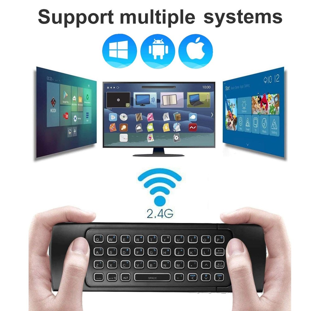 Remote, MX3 2.4G Android Remote with Mini Wireless Keyboard,for Android TV//I...