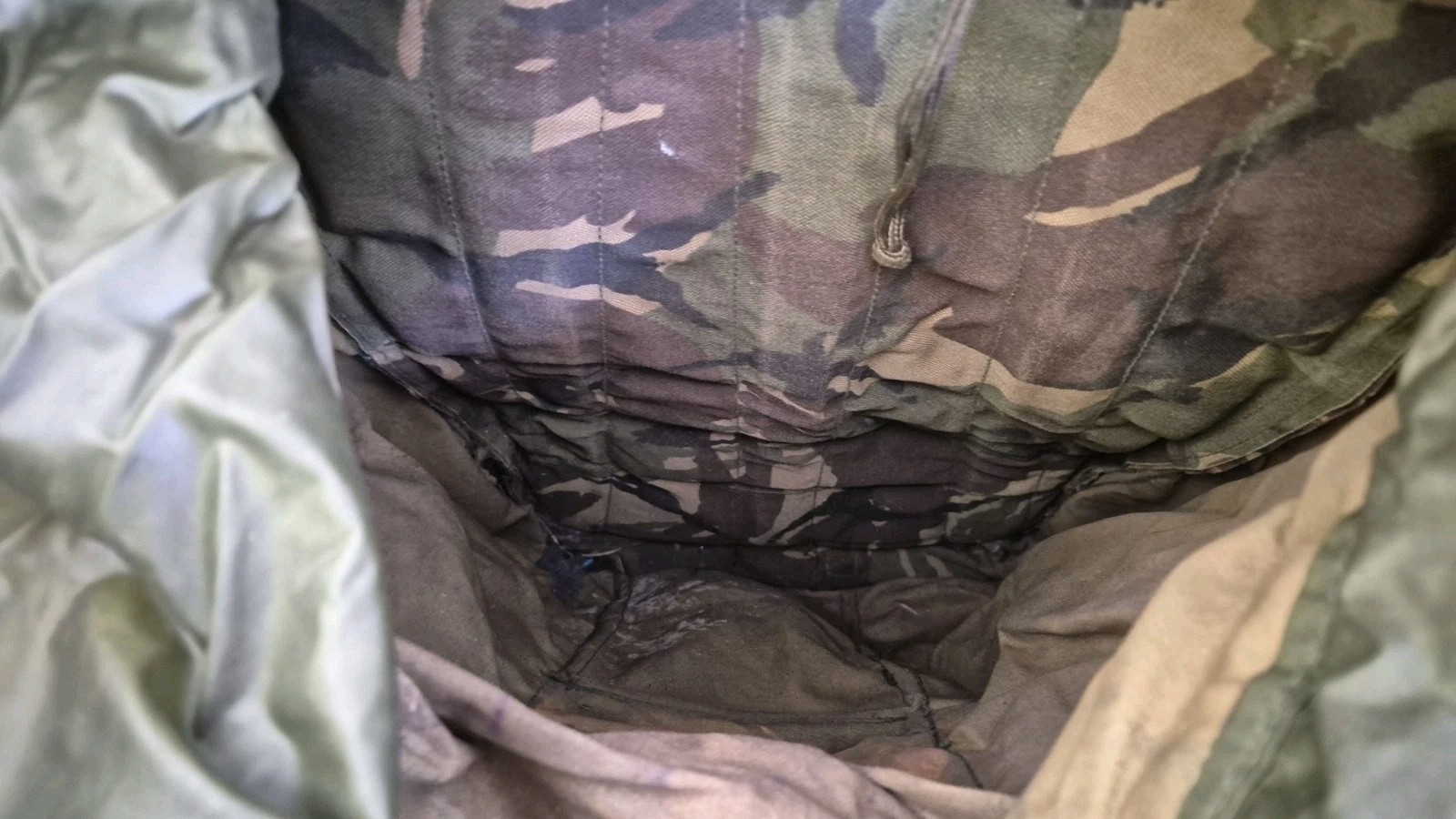 GENUINE BRITISH ARMY BERGEN RUCKSACK DPM LONG BACK 120L SIDE POUCHES +YOKE 1995