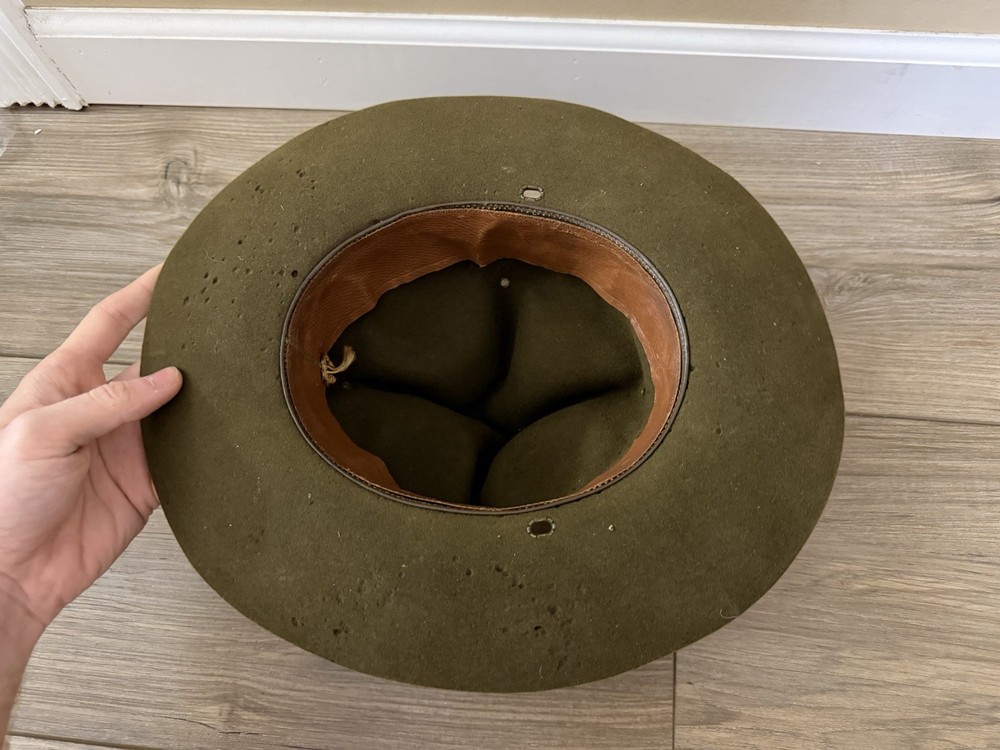 WWII WW2 Era US M1911 Campaign Hat! Dated 1941!