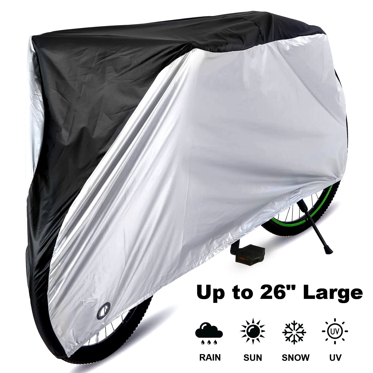 All-Weather Waterproof Outdoor Bike Cover for Rain, Sun, Snow, Dust Protection