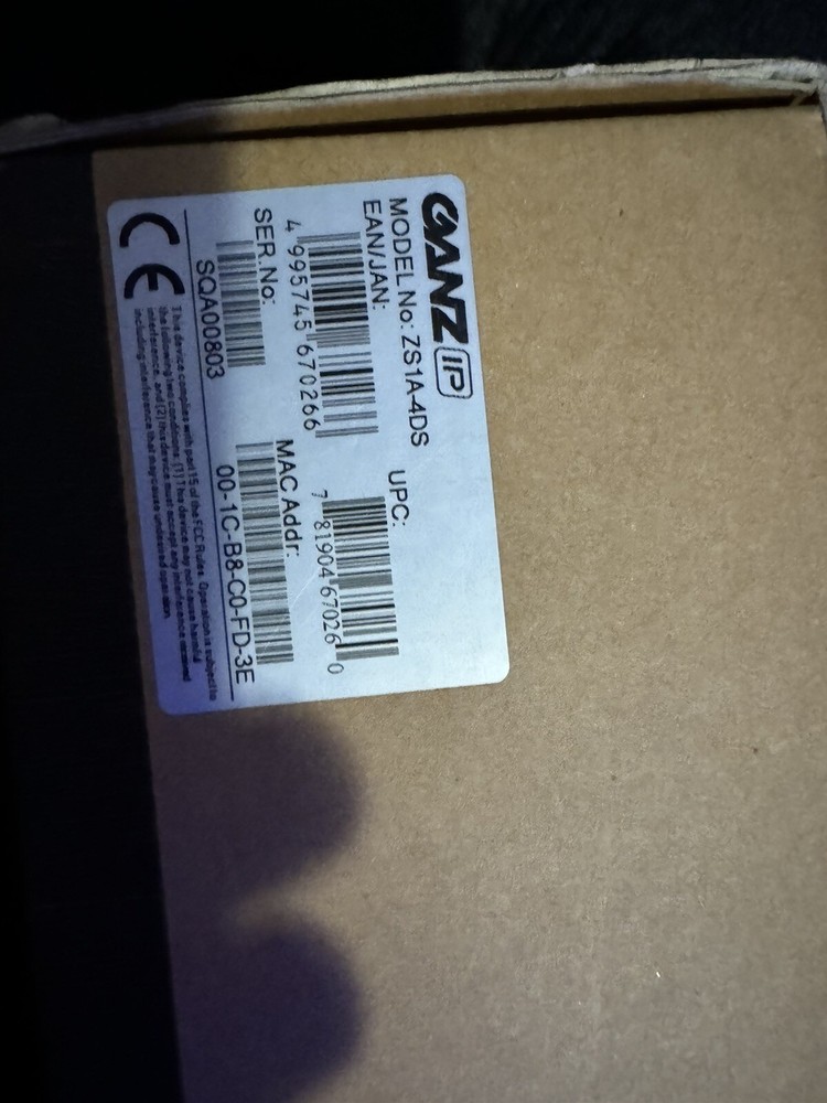 Ganz H.264 4 Ch Analog Video Encoder