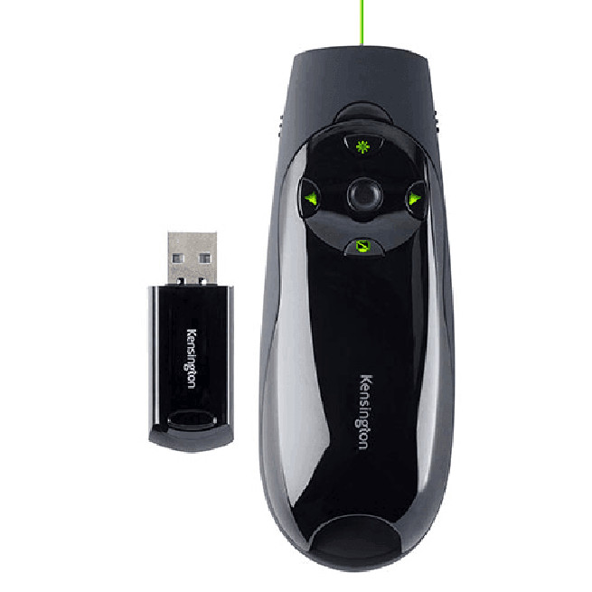 NEW Kensington Presenter Expert With Green Laser Pointer Remote