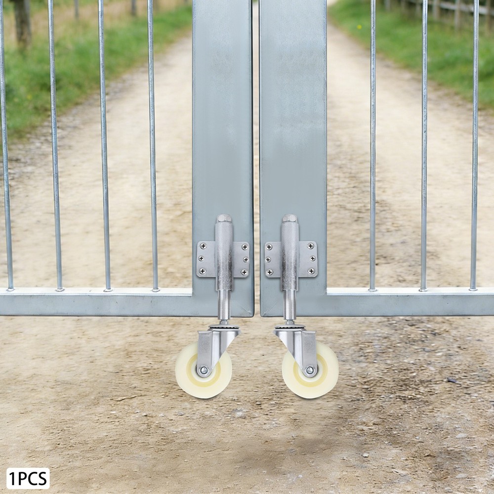 4-inch Gate Caster, Nylon Metal Gate Caster, Spring Loaded Gate Caster