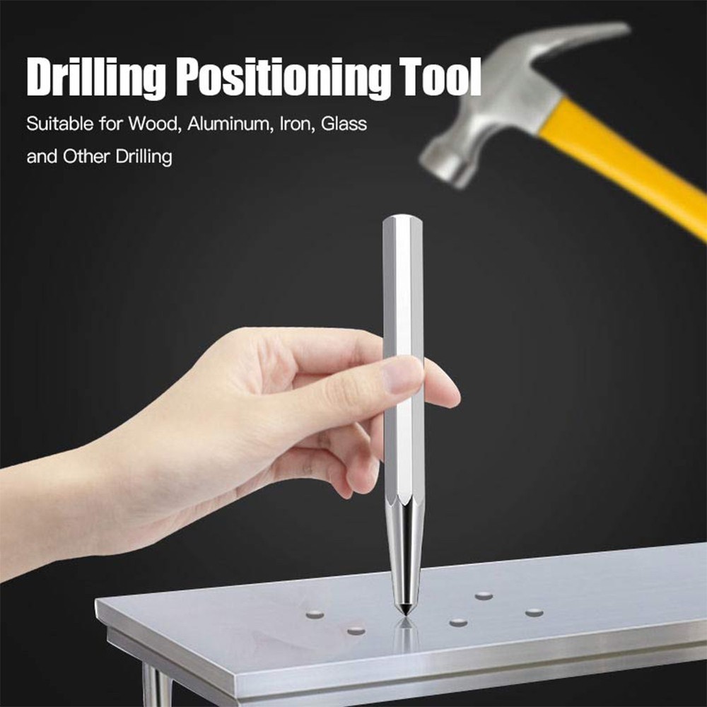 Punching Tip Punch Positioner Bright Chrome Center Centering Positioning