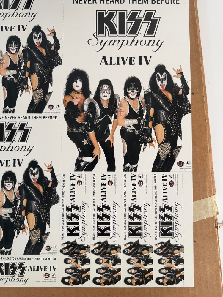 KISS Symphony Alive lV In-Store Vintage Promo Perfect Condition Rare 2003 Orig 4