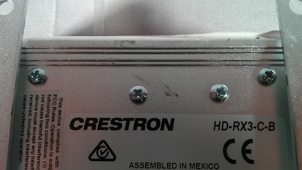 CRESTRON HD-RX3-C-B USED