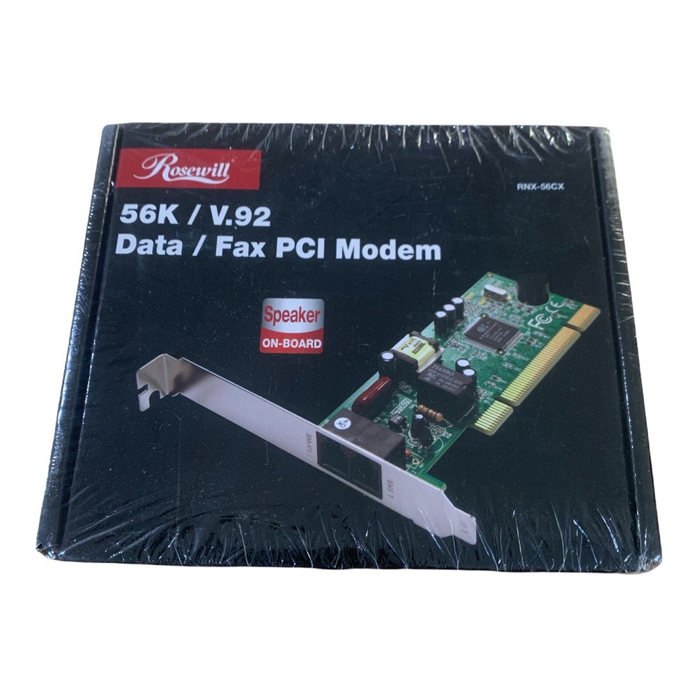 *New* Rosewill RNX-56CX 56K V.92 Software-Based Data/Fax PCI Modem Adapter Card