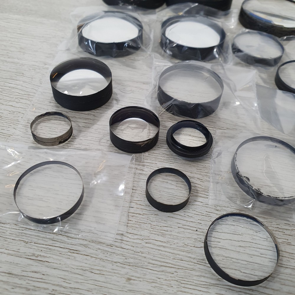 20x Optical Doublet Objective Lens Plano Convex Refractor Mixed Lot -B32