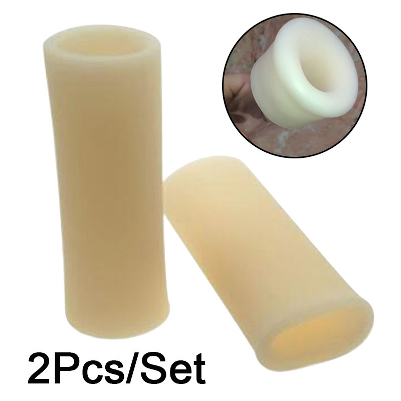 2PCS STRETCHABLE REPLACEMENT SILICONE SLEEVE EXTENDER PENIS PUMP VACUUM CYLINDER