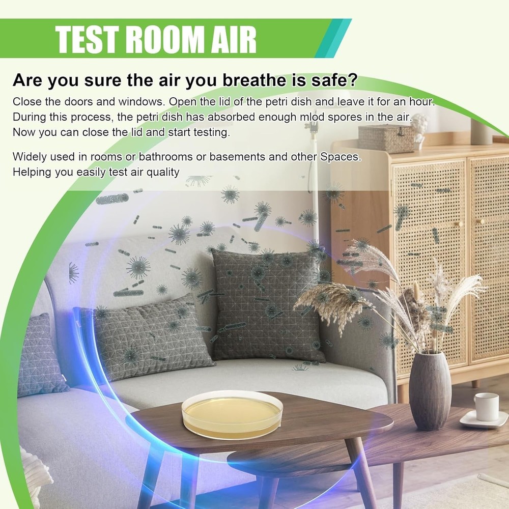 Comprehensive Mold Kit for Home - 6 Tests, Removal Guide & Accessories
