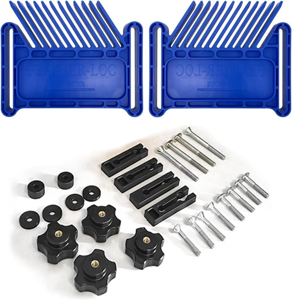 Stackable Featherboard Set 2 Pcs for Table Saws & Router Tables