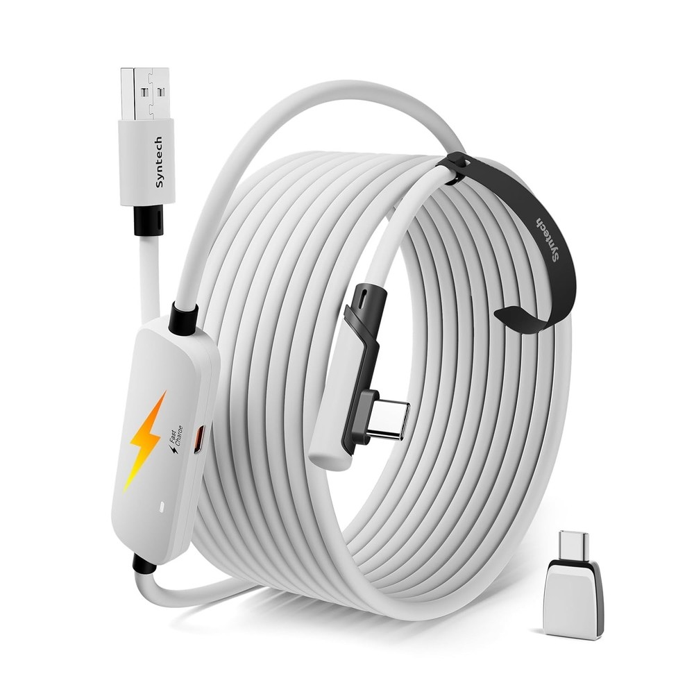 Durable 16FT USB 3.0 VR Link Cable for Seamless Gaming & Charging Experience