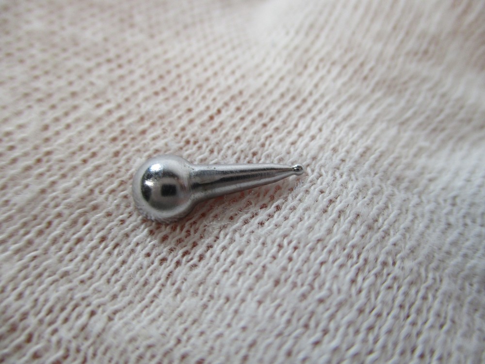 STARRETT # 7137 Dial Indicator Tip For Model 711 Indicator .035" Ball Tip in EC