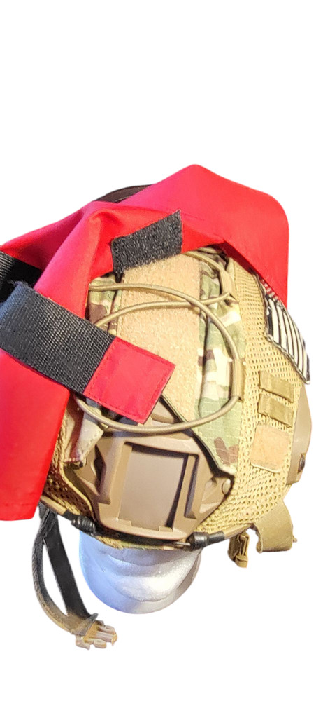Airsoft Bright Red Dead Rag Quick Deploy Pouch Molle TAN Color