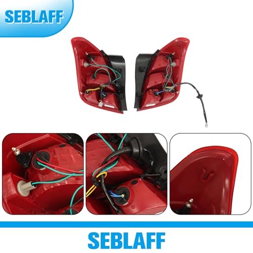 1 Pair Tail Light Assembly w/Blub Replacement for Trax 2013-2019 Left and