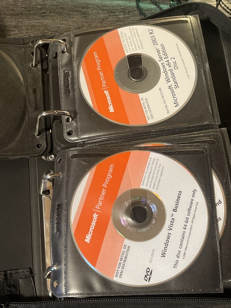 Microsoft Action Pack Subscription Partner Program: 60 CD's Lot & Keys