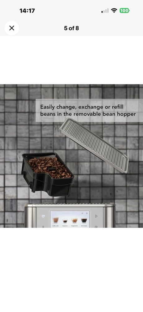 KitchenAid Fully Automatic Espresso Machine KF8 | Silver (BRAND NEW!)