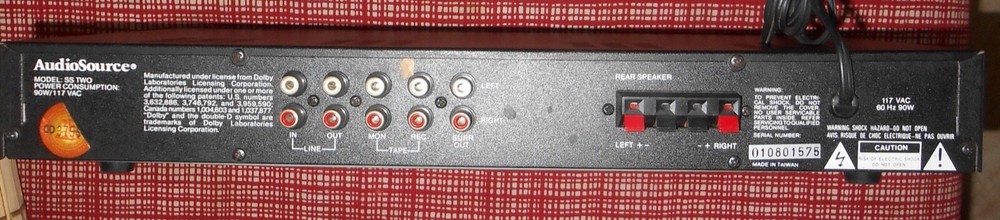 AudioSource SS TWO Surround Sound Processor