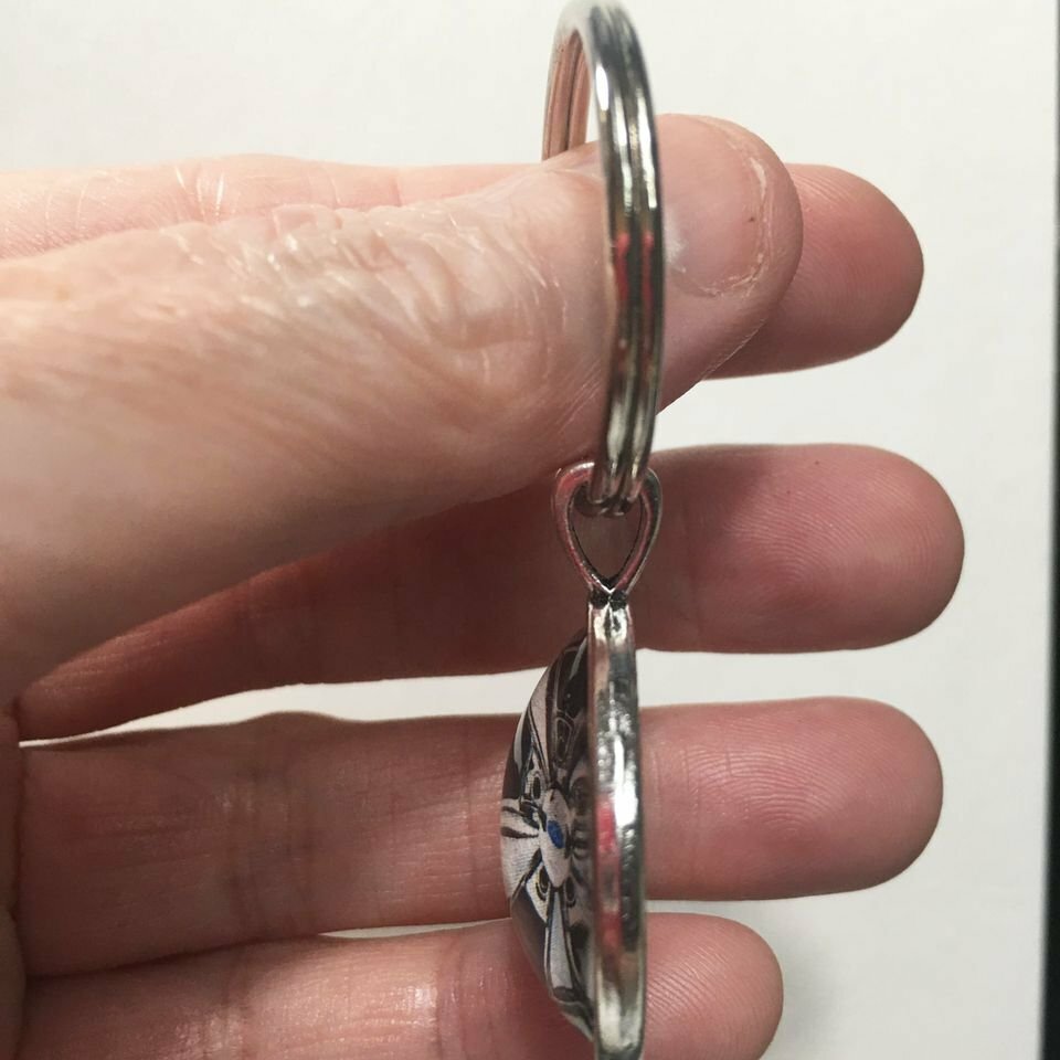 Vintage Hurst Floor Shift Sign Keychain Reproduction Hot Rod Muscle Cars