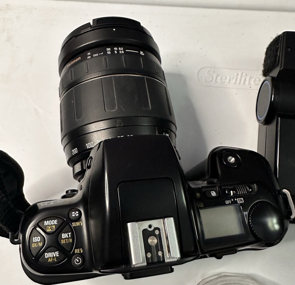 Nikon N6006 Camera Bag Bundle With Extra Lenses & Flash - Working