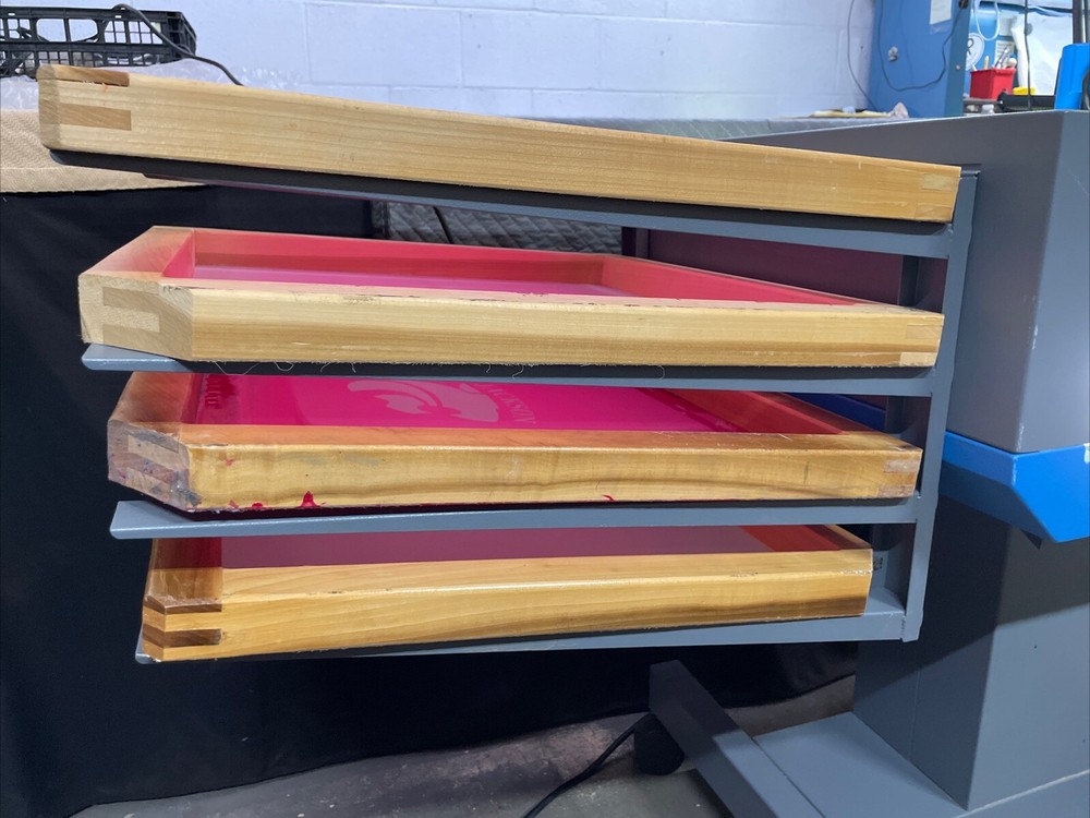 MORANTZ The Screen-A-Print Printer w/ Exposure Unit, Flash Cure, Screens & More