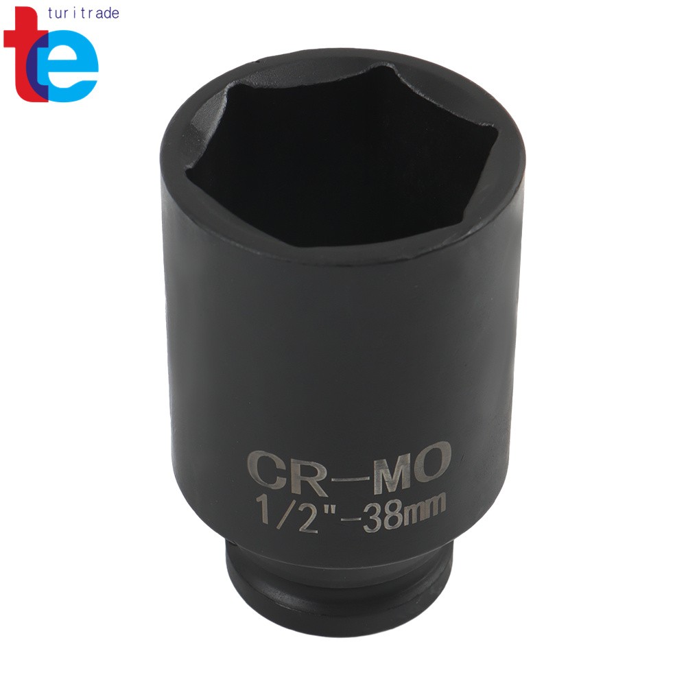 Deep Impact Socket Set 9Pcs 1/2" Drive Metric Axle Hub Nut Socket 29-38mm