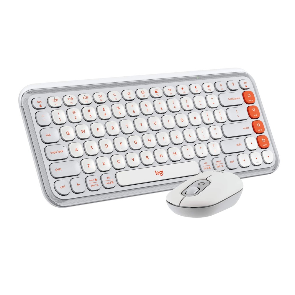 Logitech - POP ICON COMBO Compact TKL Bluetooth Keyboard and Mouse Bundle wit...