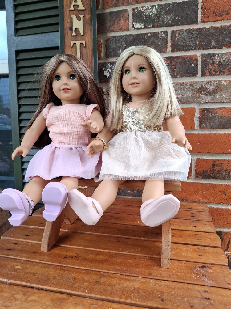 Vintage Solid Wood Bench Home Decor Or Doll Bench