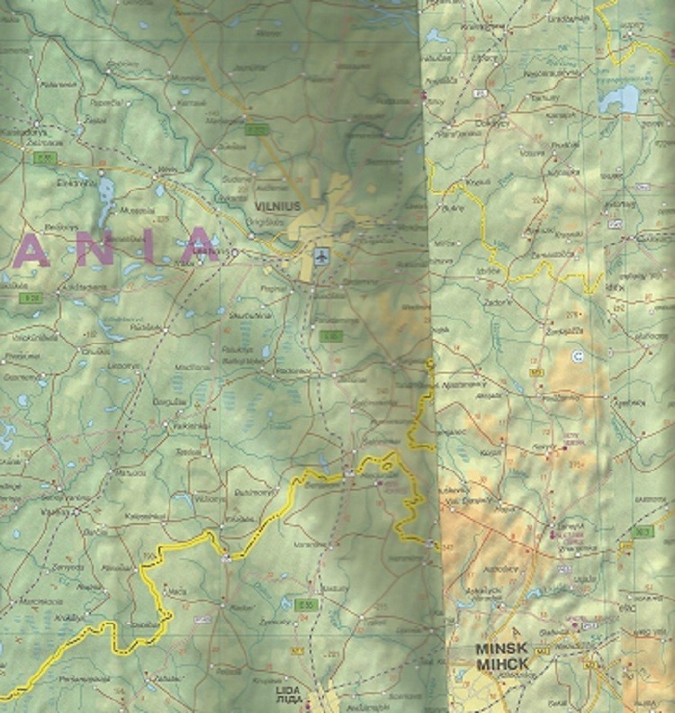 Belarus Map by ITMB publishing