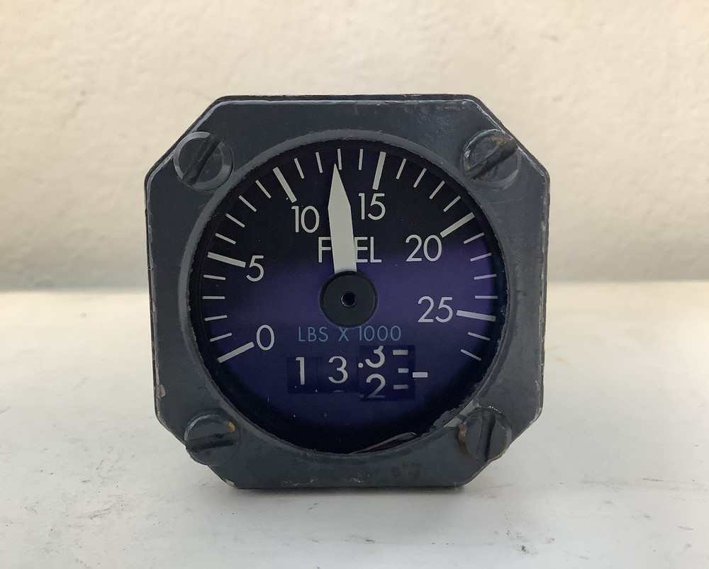 Simmonds Precision Primary Fuel Quantity Indicator Gauge 393090-101