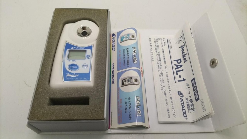 USED ATAGO PAL-1 "Pocket" Refractometer 0-53% Brix Range from Japan