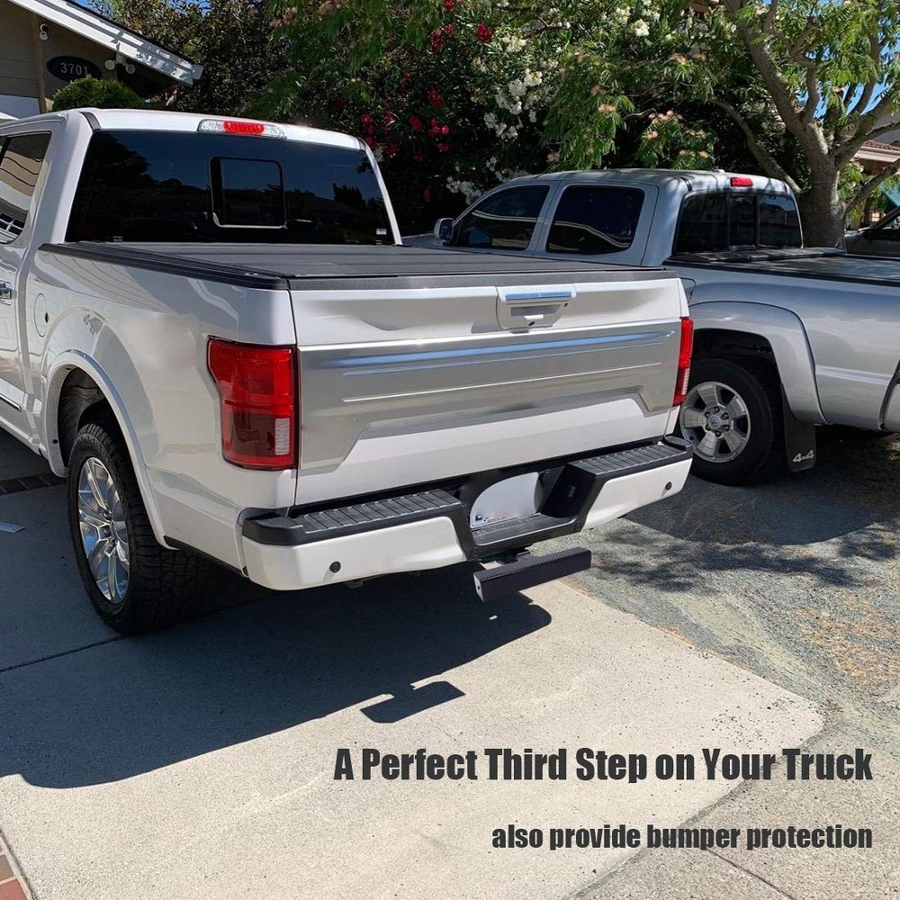 Eapele Hitch Step for 2 Inch without Reflective Strips, Black