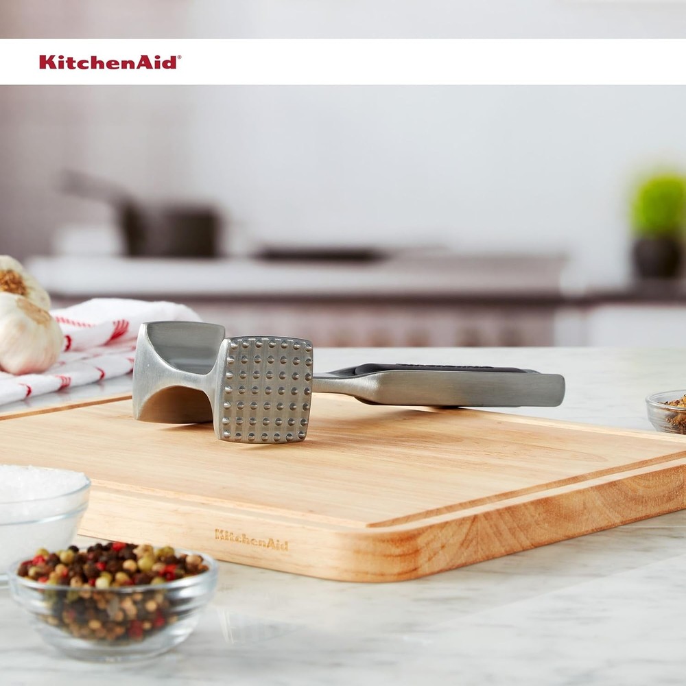 KitchenAid Meat Tenderizer Multi-Sided Pounding Tool Black Hang Hole