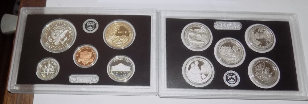 2017-S US Mint Proof Silver Set (w/Box & COA)