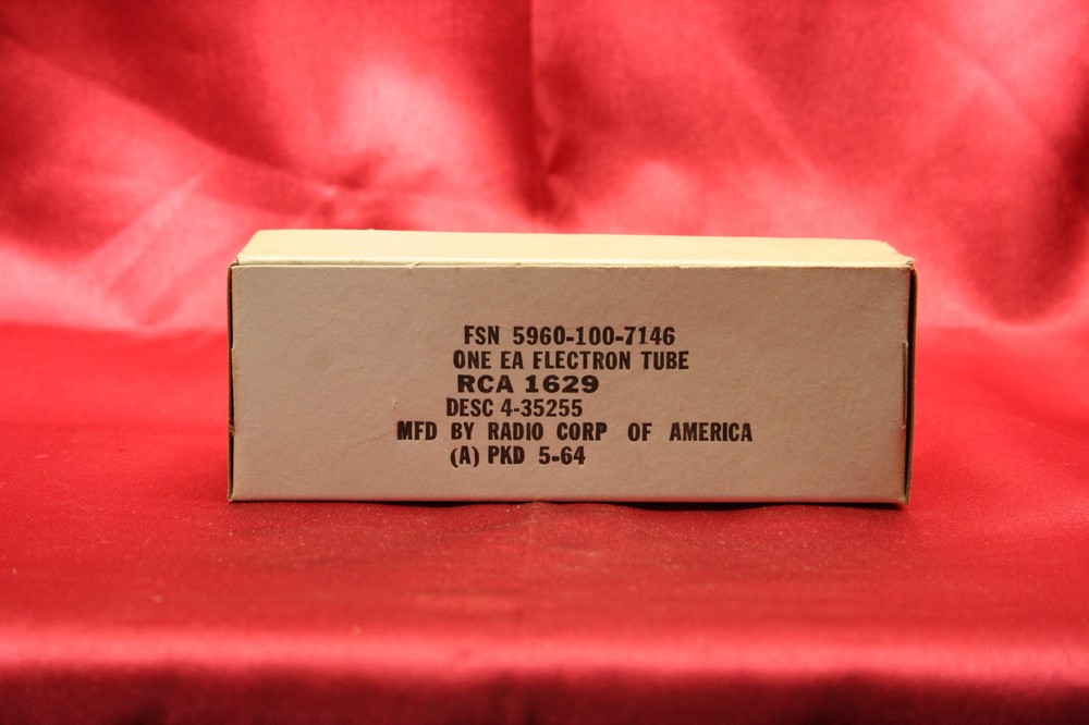 RCA 1629 Eye Tubes Excellent NOS! Tested Perfect NOS A++