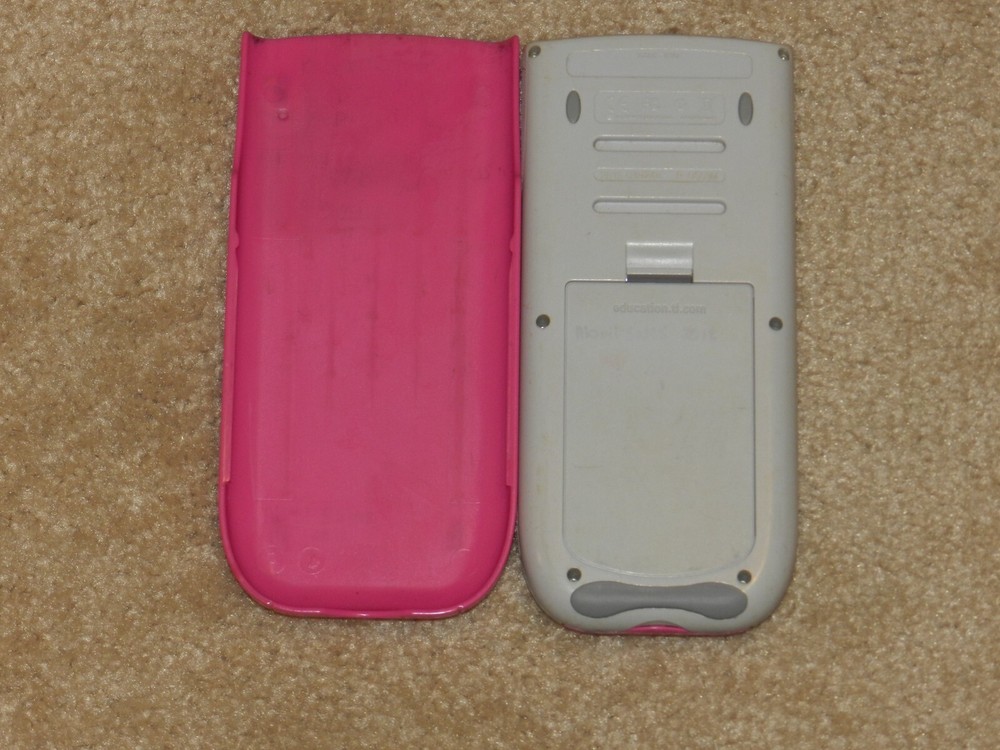 Texas Instruments TI-84 Plus Silver Edition Graphing Calculator Pink TESTED WORK